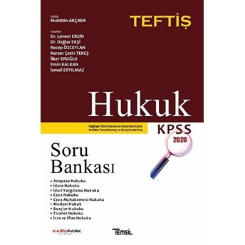 Hukuk Soru Bankası  - Levent Ersin