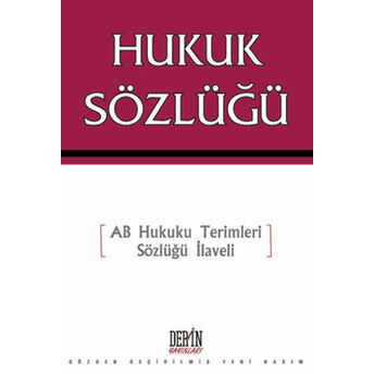 Hukuk Sözlüğü Selahattin Bağdatlı