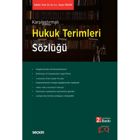 Hukuk Terimleri Sözlüğü Yener Ünver