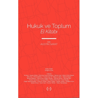 Hukuk Ve Toplum El Kitabı Austin Sarat