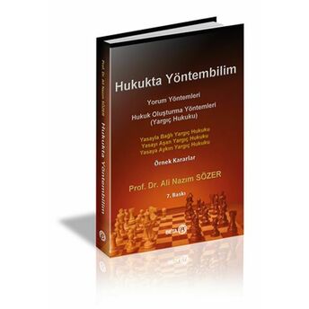 Hukukta Yöntembilim Ali Nazım Sözer