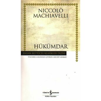 Hükümdar - Hasan Ali Yücel Klasikleri Niccolo Machiavelli