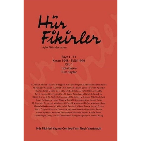 Hür Fikirler Dergisi 11. Sayı