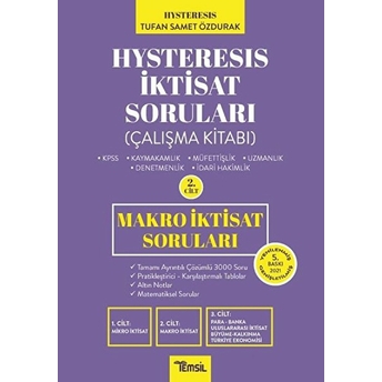 Hysteresis Iktisat Soruları Cilt 2 Makro Iktisat - Tufan Samet Özdurak