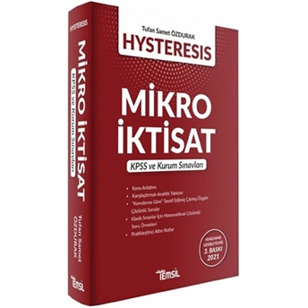 Hysteresis Mikro Iktisat - Tufan S. Özdurak