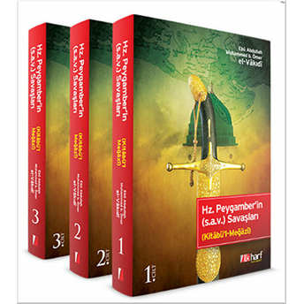 Hz. Peygamber'In (S.a.v.) Savaşları (3 Cilt Takım) Ciltli Muhammed El-Vakidi