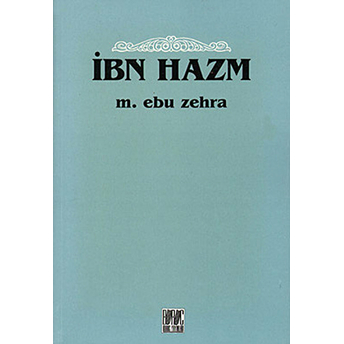 Ibn Hazm Muhammed Ebu Zehra