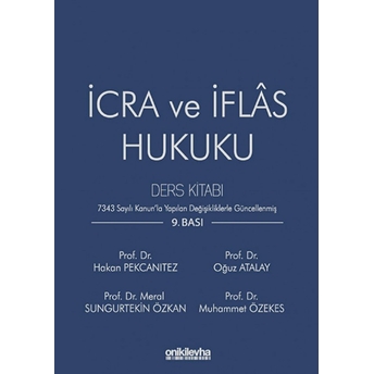 Icra Ve Iflas Hukuku Ders Kitabı Ciltli Hakan Pekcanıtez