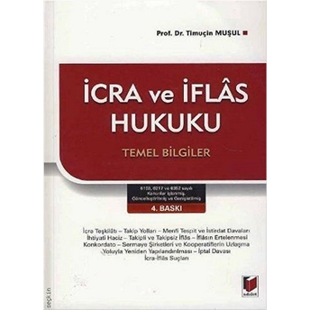 Icra Ve Iflas Hukuku Temel Bilgiler