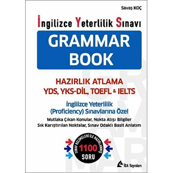 Ida Yayınları Ingilizce Yeterlilik Sınavı Grammar Book Savaş Koç