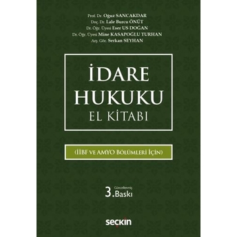 Idare Hukuku El Kitabı Oğuz Sancakdar