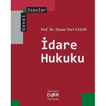 Idare Hukuku Genel Esaslar Hasan Nuri Yaşar