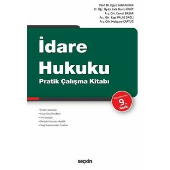 Idare Hukuku Pratik Çalışma Kitabı Oğuz Sancakdar