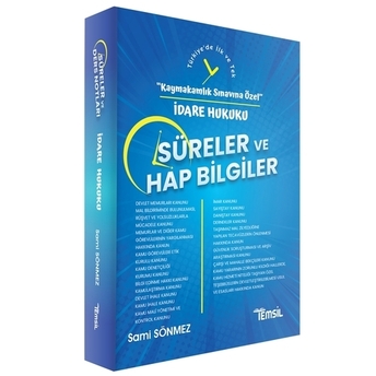 Idare Hukuku Süreler Ve Hap Bilgiler Sami Sönmez