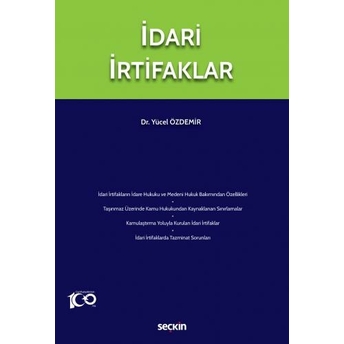 Idari Irtifaklar Yücel Özdemir