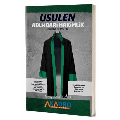 Idari Yargı Hakimlik Ortak Dersler - Soner Ceylan