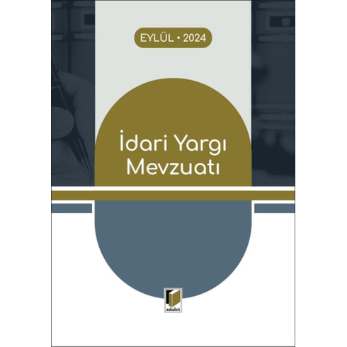 Idari Yargı Mevzuatı (2024) Komisyon