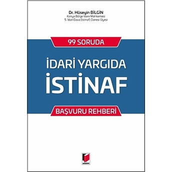 Idari Yargıda Istinaf Hüseyin Bilgin