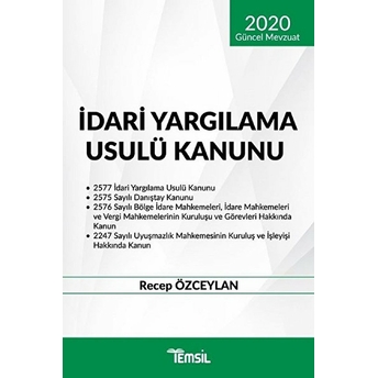 Idari Yargılama Usulü Kanunu - Recep Özceylan