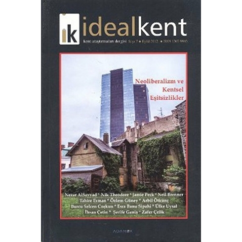 Ideal Kent - Kent Araştırmaları Dergisi Sayı: 7