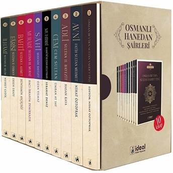 Ideal Kültür Yayıncılık Osmanlı Hanedan Şairleri 10 Kitap Kutulu Set