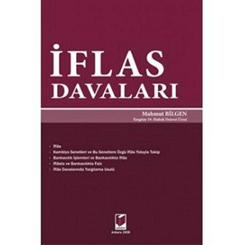 Iflas Davaları-Mahmut Bilgen