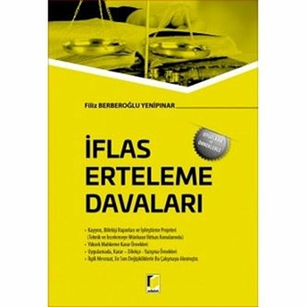 Iflas Erteleme Davaları Filiz Berberoğlu Yenipınar