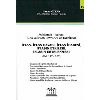 Iflas, Iflas Davası, Iflas Idaresi, Iflasın Ertelenmesi (Md. 177-207)