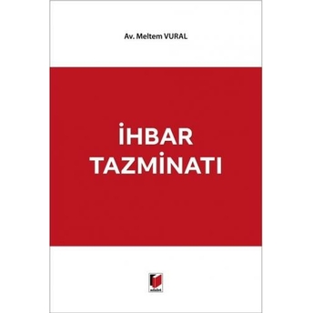 Ihbar Tazminatı Meltem Vural