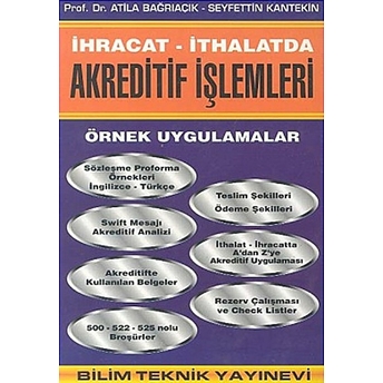 Ihracat / Ithalatda Akreditif Işlemleri Örnek Uygulamalar-Seyfettin Kantekin