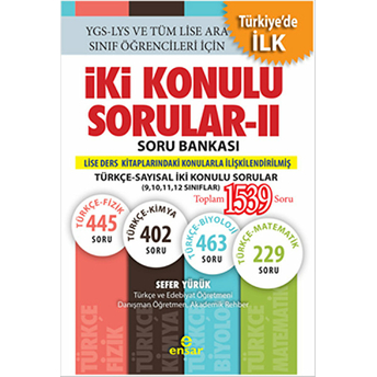 Iki Konulu Sorular-Iı Soru Bankası Türkçe-Sayısal Iki Konulu Sorular Sefer Yürük