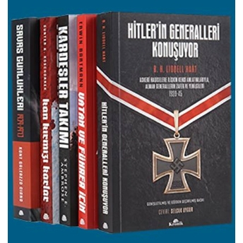 Ikinci Dünya Savaşı Seti - 5 Kitap Takım Basil Henry Liddell Hart, Erwin Bartmann, Stephen E. Ambrose, Günter K. Koschorrek, Kont Galeazzo Ciano