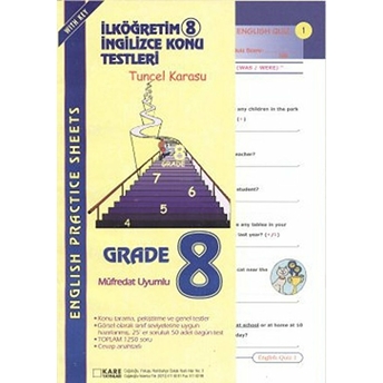 Iköğretim-8 Ingilizce Konu Testleri / English Practice Sheets Tuncel Karasu