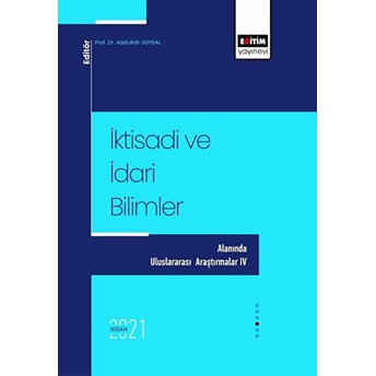 Iktisadi Ve Idari Bilimler - Abdullah Soysal