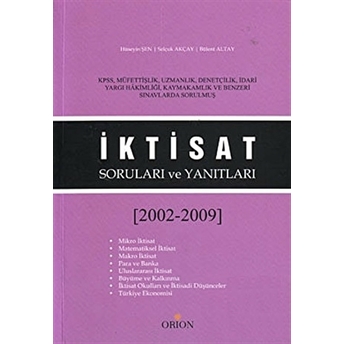 Iktisat Soruları Ve Yanıtları (2002 - 2009 )