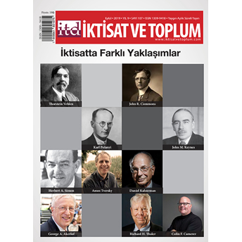 Iktisat Ve Toplum Dergisi Sayı: 107 Eylül 2019 Kolektif