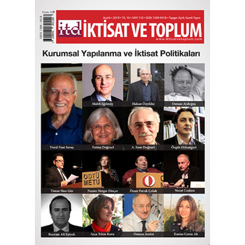 Iktisat Ve Toplum Dergisi Sayı: 110 Aralık 2019