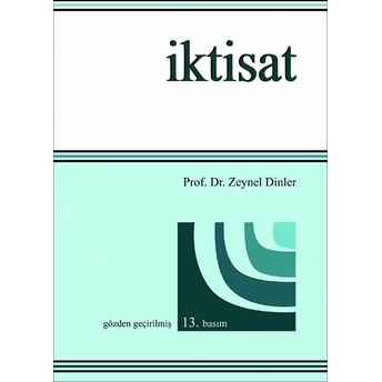 Iktisat Zeynel Dinler