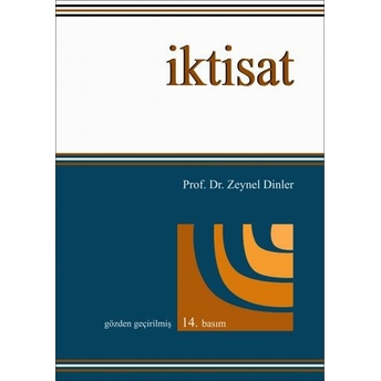 Iktisat (Zeynel Dinler) Zeynel Dinler