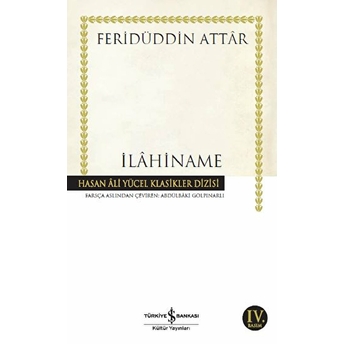 Ilahiname - Hasan Ali Yücel Klasikleri Feridüddin Attar