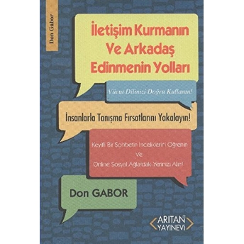 Iletişim Kurmanın Ve Arkadaşlık Edinmenin Yolları Don Gabor