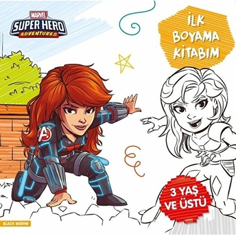 Ilk Boyama Kitabım Black Widow - Marvel Super Hero Adventures Gökçe Demir