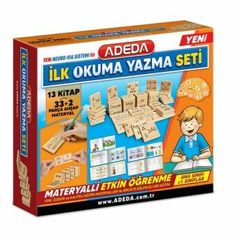 Ilk Okuma Yazma Seti - 13 Kitap Takım - Ana Sınıfı Ve 1.Sınıflar Osman Abalı