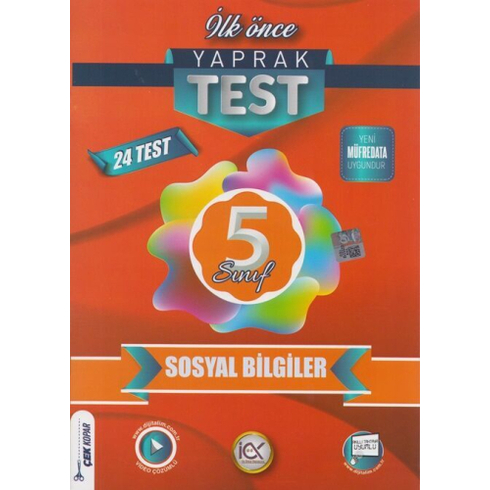 Ilk Önce Yayıncılık 5. Sınıf Sosyal Bilgiler Yaprak Test Komisyon