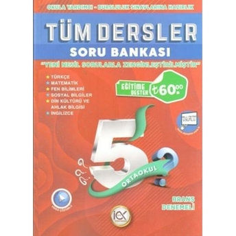 Ilk Önce Yayıncılık 5. Sınıf Tüm Dersler Soru Bankası Komisyon