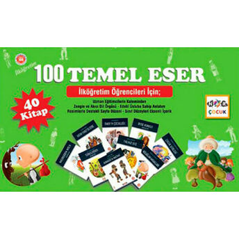 Ilköğretim 100 Temel Eser Seti 40 Kitap Kolektif