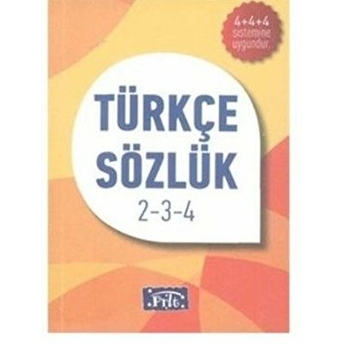 Ilköğretim Türkçe Sözlük Karton Kapak 2-3-4 Kolektif