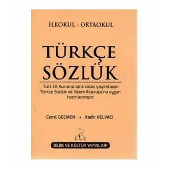 Ilkokul Ortaokul Türkçe Sözlük Kadır Helvacı