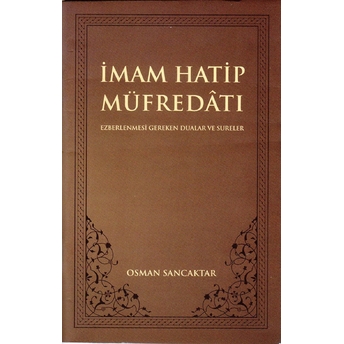 Imam Hatip Müfredatı (Cep Boy) Cep Boy Osman Sancaktar