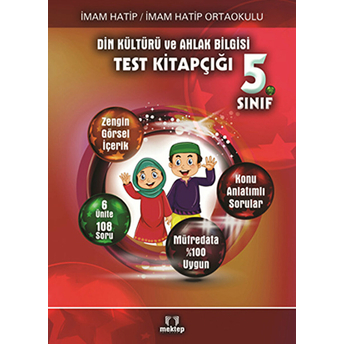 Imam Hatip Ortaokulu Din Kültürü Ve Ahlak Bilgisi Test Kitapçığı 5. Sınıf Kolektif